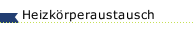 Heizk&ouml;rperaustausch